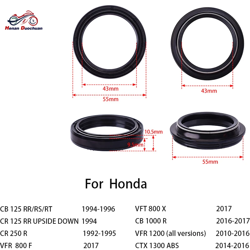 43X55X9.5/10.5 43Mm…