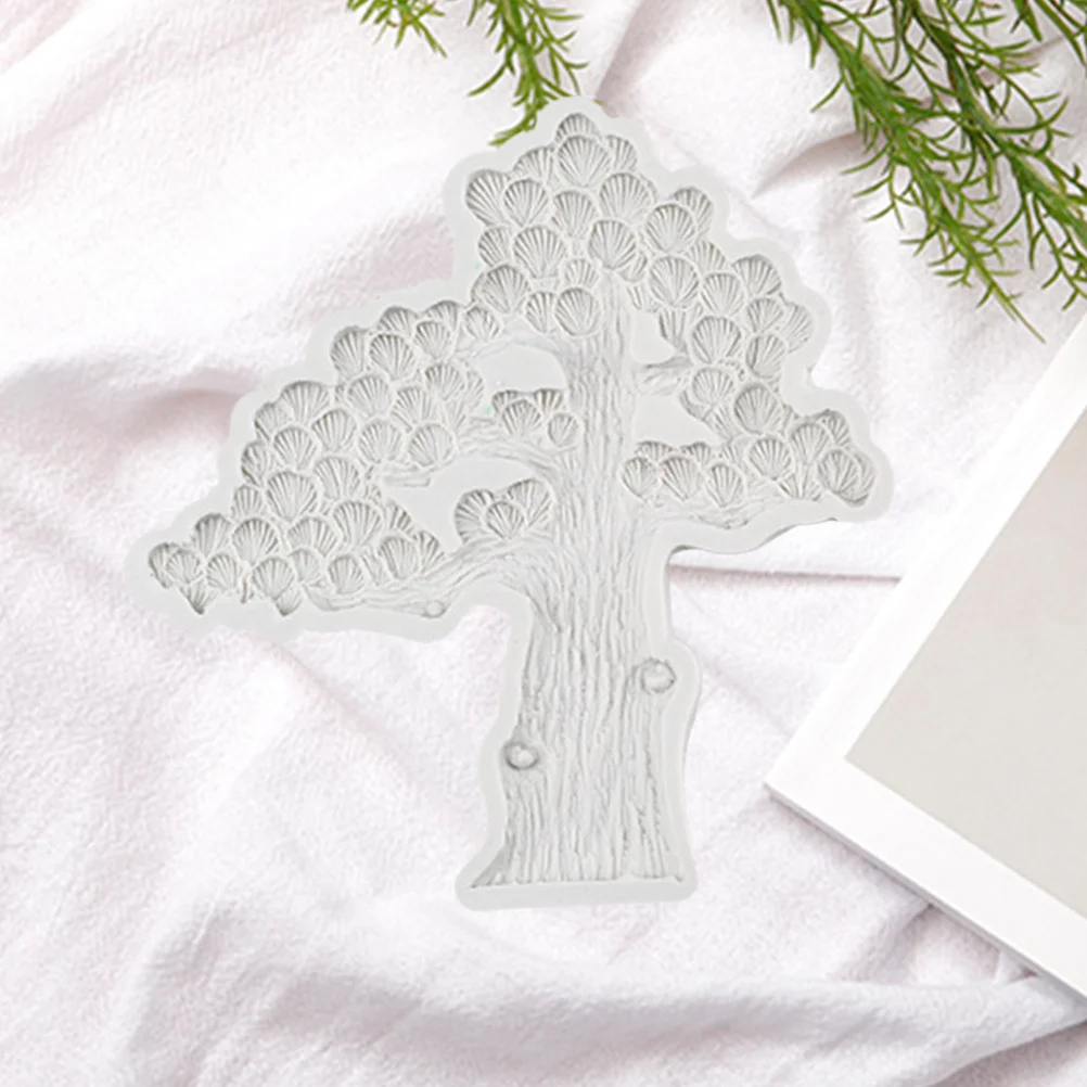 

White Silicone Tree Shape Cake Mold Chocolate Cake Baking Tool Fondant Mold Kitchen Dessert Accessory Tree Shape Mould