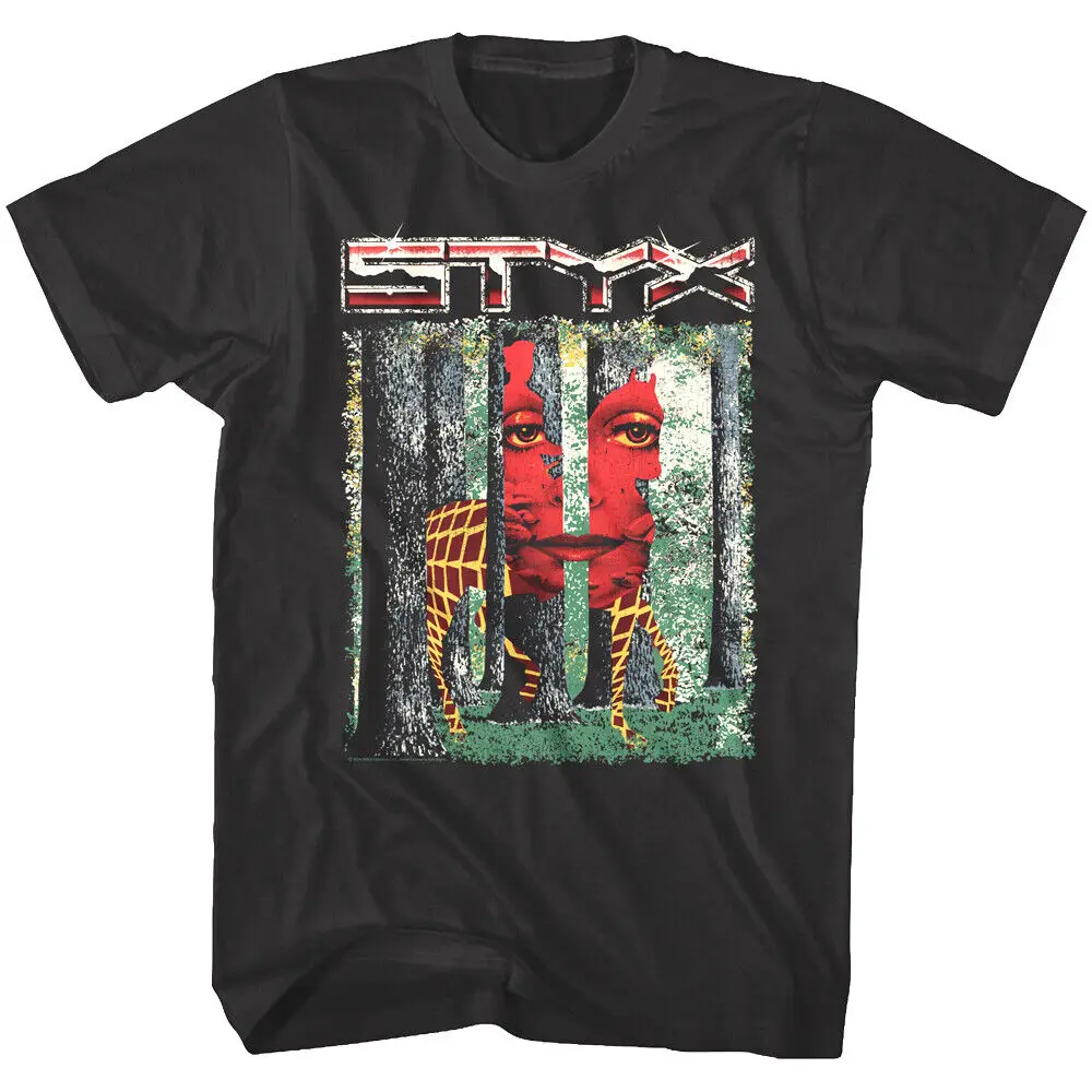 Styx Grand Illusion Album Cover Men's T Shirt Hard Rock Band Fan Art Live Concer