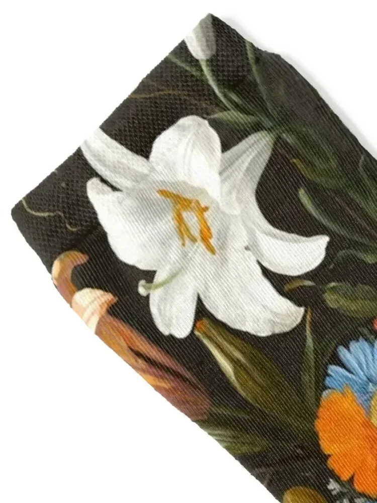 Jan Davidsz. de Heem Still life with Flowers Socks winter gift man Children's Socks Male Women's