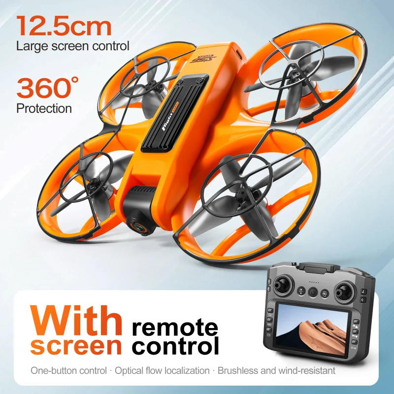 Professional Brushless Screen Drone 8K Camera with 5G WiFi FPV UAV Screen Remote Control and Obstacle Avoidance Quadcopter Gifts