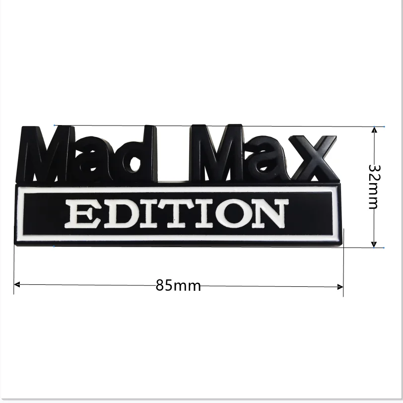 Mad Max Edition Emblem Sticker Badge Fender Funny Decals Car Truck Replacement Door for Universal Vehicle SUV Motorcycle view 6