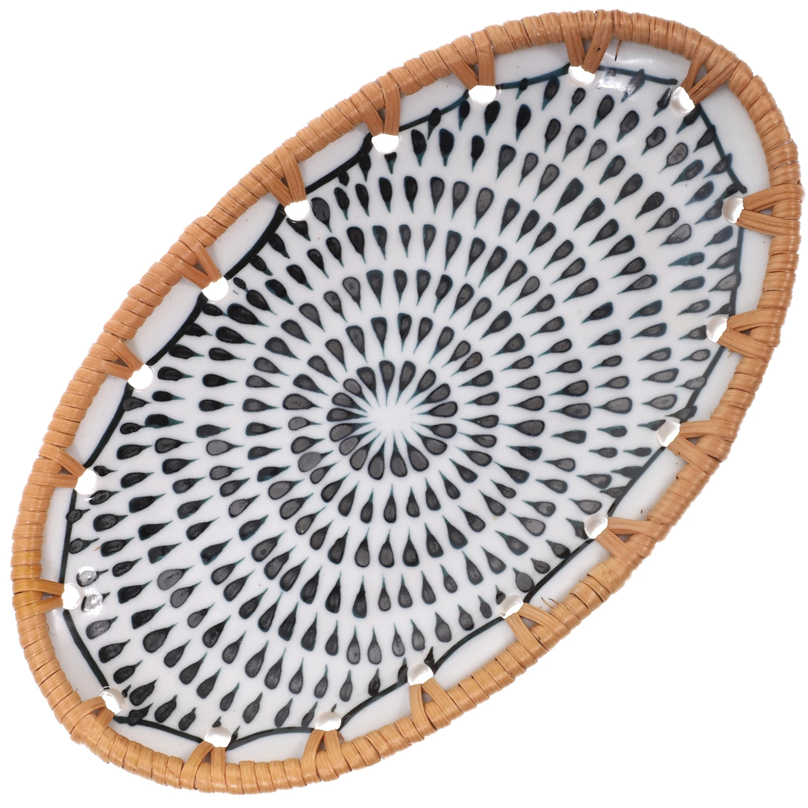 

Decorative Tray for Birthdays Weddings Parties Colorful Elegant Fruit Plates High Grade Porcelain Material Food Tray