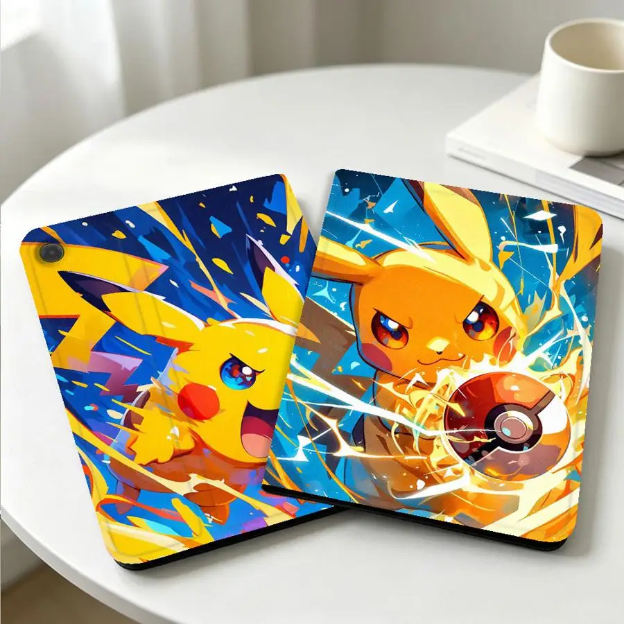 Case for Samsung Galaxy Tab A9Plus S7 S8+ S9+ S10 Lite A7 Lite S10FE S9 FE A8 A11 S11 S10 Plus With Pencil Holder Funny Pokemons - view 3