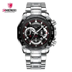 2023 New Chenxi 029A Top Brand Watch Men Casual Business Watches Stainless Steel Band Quartz Wristwatches Male Relogio Masculino