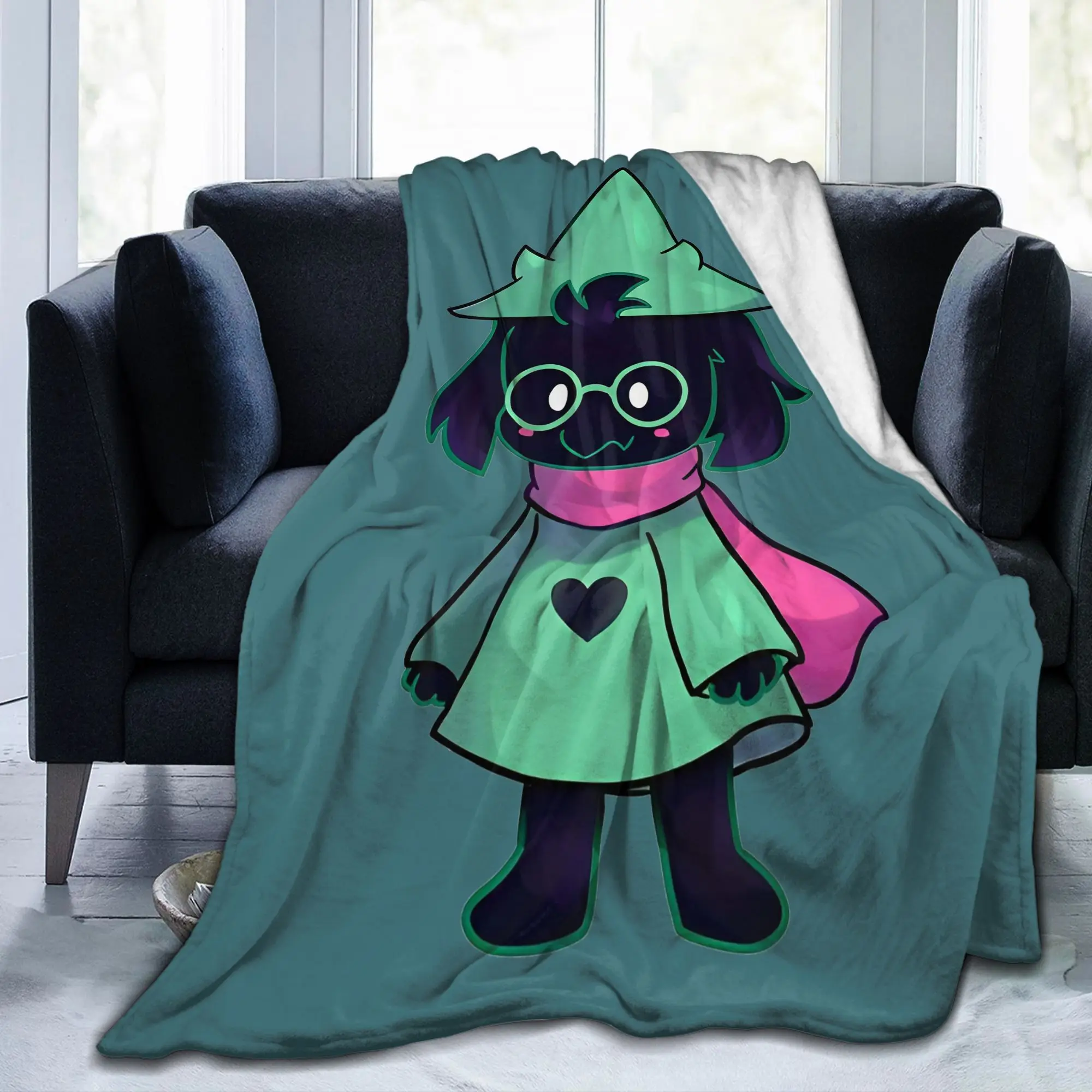Ralsei - Deltarune  Blanket  Flannel Awesome Warm Throw Blanket for Bedding Lounge Spring/Autumn