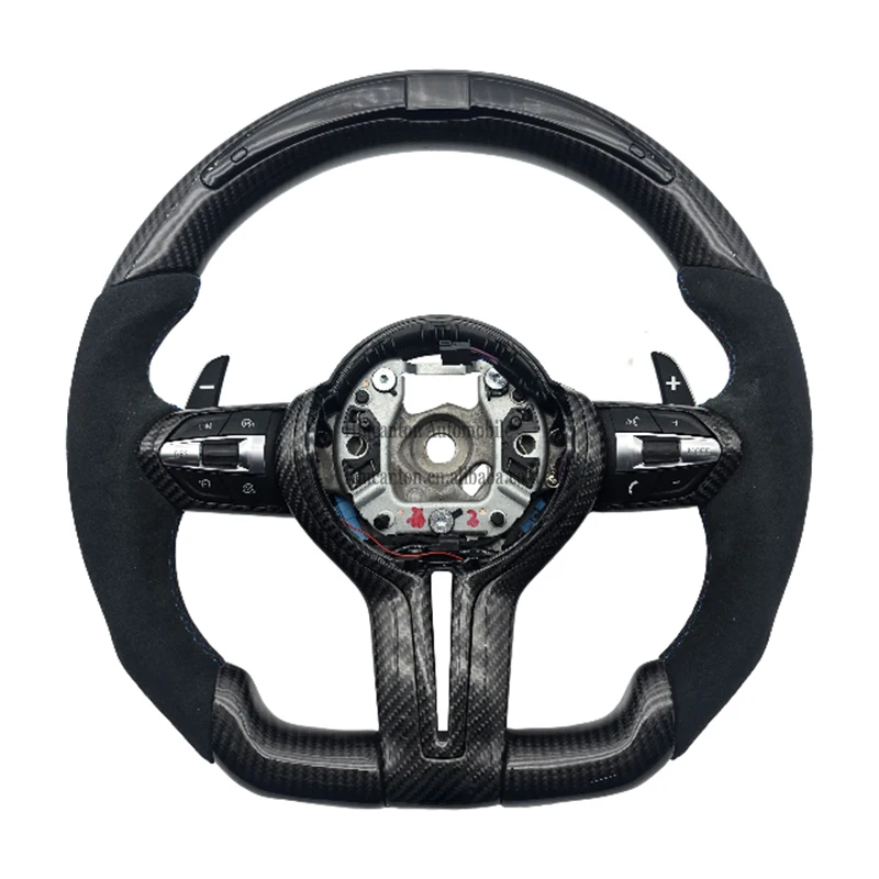 

Последние продукты, светодиодный руль из углеродного волокна M Performance для BMW F01 F02 F30 F31 F10 F11, автомобильное рулевое колесо