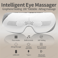 Intelligent Visual Eye Massage Vibration Bluetooth Eye Massager Heating Facial Massager Machine EyeMask Massager Electric Masage