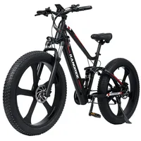 RANDRIDE YX90M Electric Bike 26 inch Fat Tire 1000W Motor 48V 13.6Ah Battery 45km/h Max Speed E-Bike 100km Range Hydraulic Brake