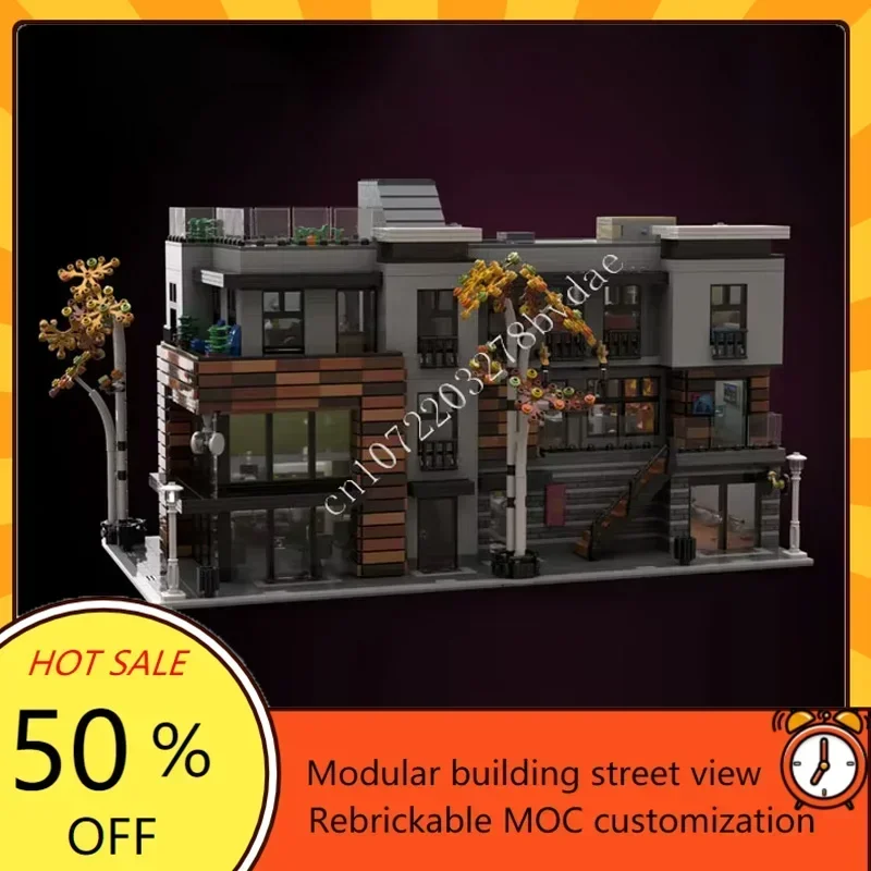 

5653PCS Downtown Lofts Modular MOC Custom Puzzle Creative Street View Architecture Model DIY Assembly Educational Toy Gift
