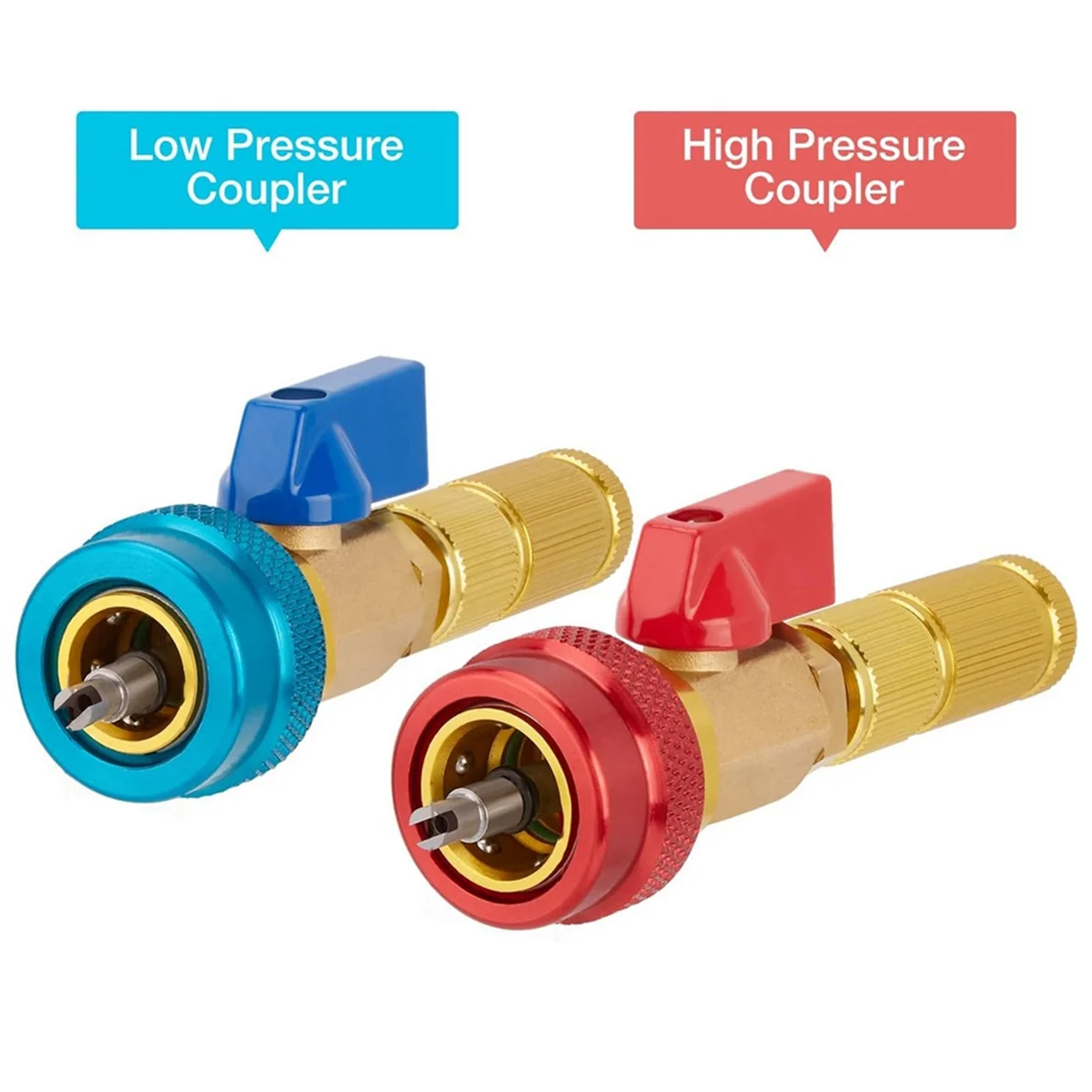 F-3C R134A Valve Core Quick Remover Installer High / Low Pressure Valve Core Remover Tool for Refrigerant Air Conditioner