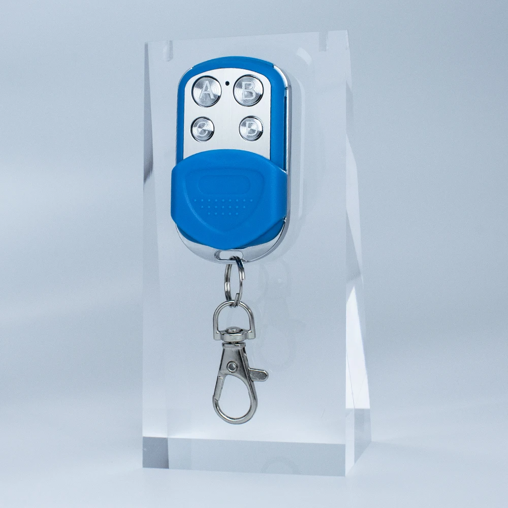 1/3/5/10/20pcs Télécommande de porte de garage pour 280-868MHz fixe / roulant / apprentissage Code émetteur portable Commande d’ouvre-porte