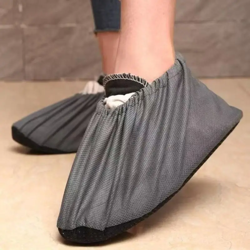 5Pairs Reusable Shoe Covers Unisex Non-slip Washable Keep Floor Carpet Cleaning Household Shoes Protector Cover Shoes Covers