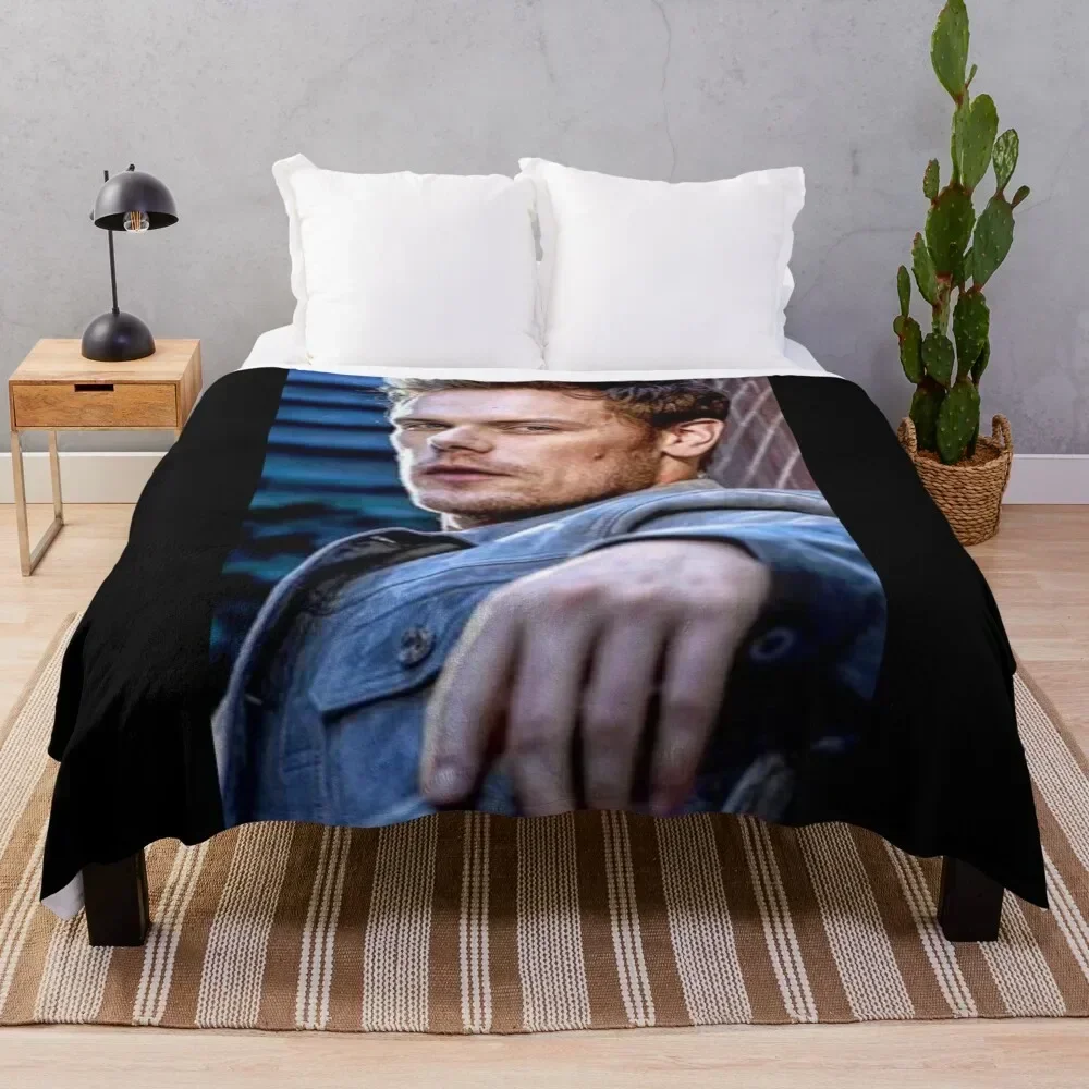 Sam Heughan Throw Blanket Luxurious Soft Blanket Holiday Gift for Family