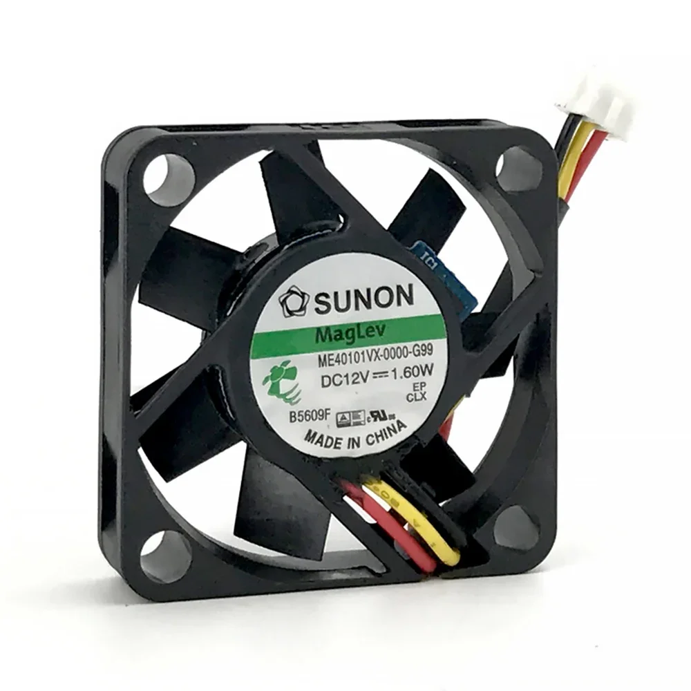 Mini ventilador axial para sunon me40101vx-0000g99, 40mm, 4010, 40x40x10mm, magro, dc12v, 1.60w, 3 p, 8500rpm, 9.9cfm