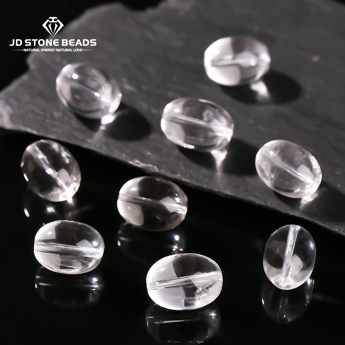

1 Pc Natural Stone Rock Quartz Rice Shape Beads Loose Spacer Bead for Jewelry Making DIY Necklace Bracelet Accessories