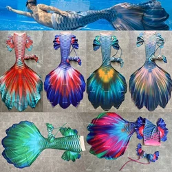 Professional Customized Mermaid Tail Dress Swimsuit Aquarium Role Play Mermaid Simulation Tail Single Webbing Accessory Costume