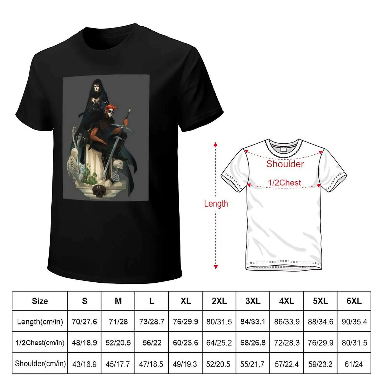 Gideon the ninth T-Shirt t shirts for man cotton soft T-Shirt