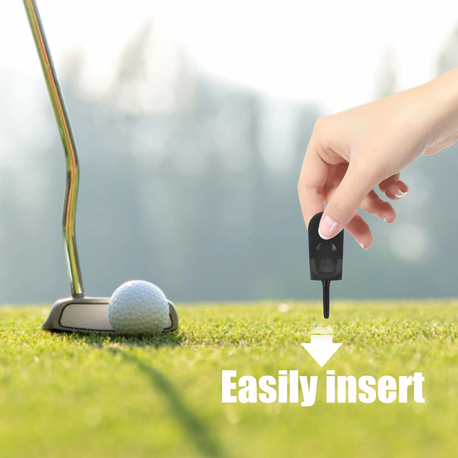 

5pcs Golf Divot Repair Tool Wear-Resistant Stainless Steel Portable Golfing Accessories Professional Ball Marker Compact Golf