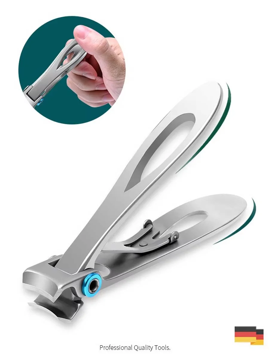 

Professional Nail Cutter Stainless Steel Nail Clippers Toenail Fingernail Manicure Trimmer Toenail Clippers for Thick Nails