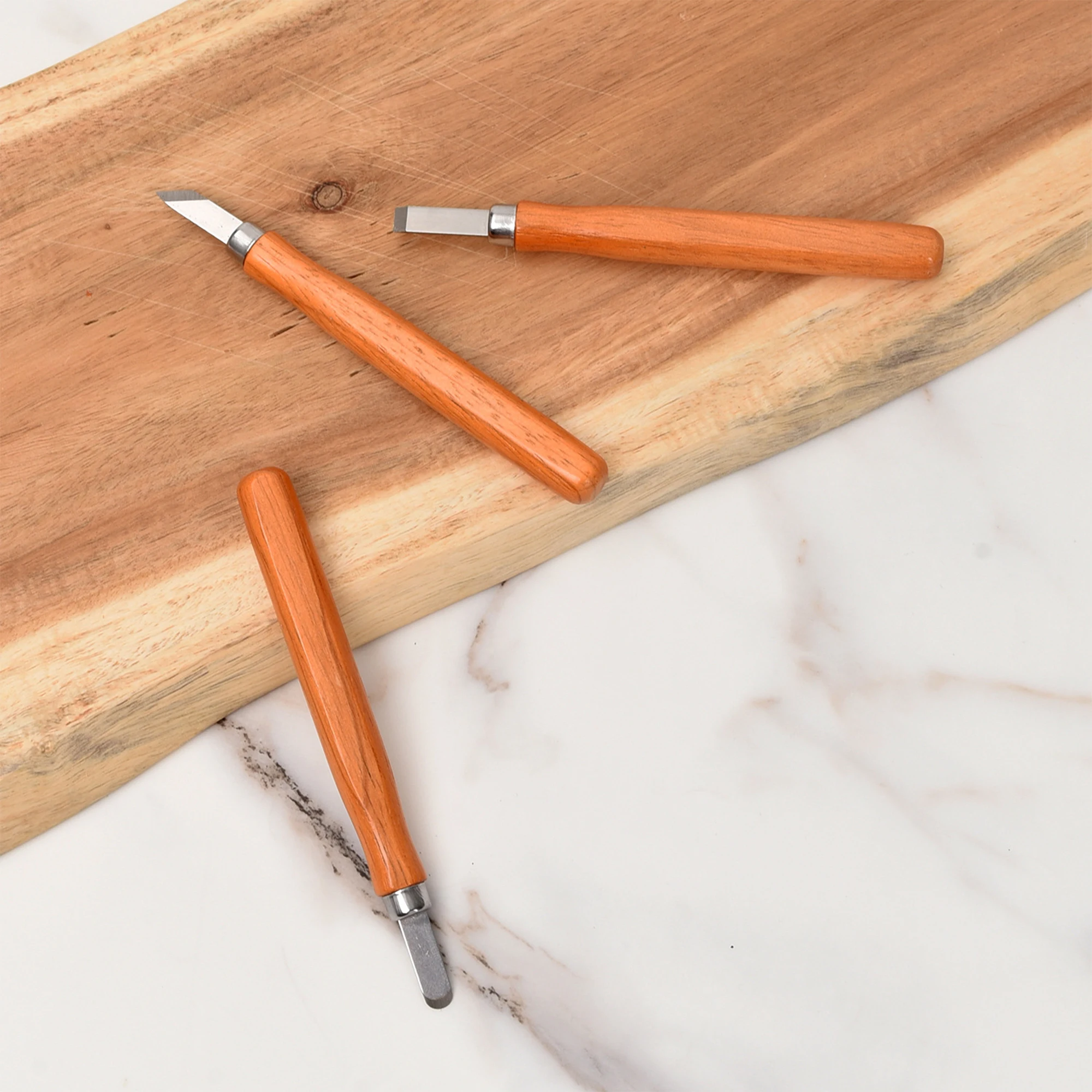 Woodworking Carving Tools Set, Portable Knife Roll with Multiple Gouges & Chisels for DIY Wood Projects