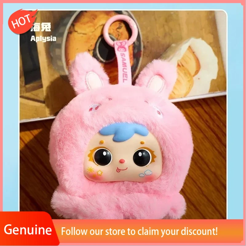 

Auténtico Tres Pelo Pequeño Océano Movilización Serie Peluche Caja Ciega Juguetes Hechos A Mano Mochila Colgante Llavero Regalo