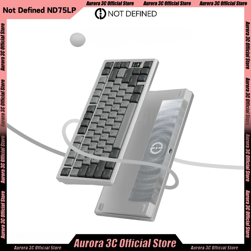 Not Defined ND75 LP Mechanical Keyboard Wireless Keyboard Tri Mode Custom Low-Profile Rapidly Detachable Aluminium Keyboards