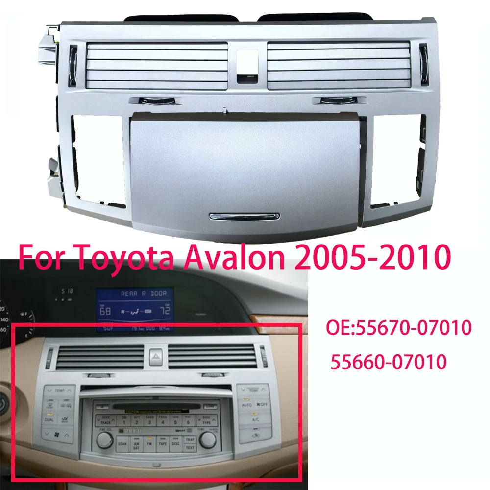 AS-Middle AC Air Outlet Panel Dash Center Air Conditioner Vent Grille For Toyota Avalon 2005-2010 55670-07010 55660-07010
