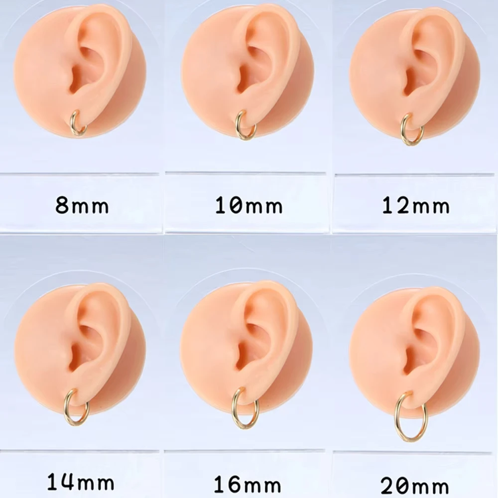 6 Pairs Tiny Hoop Earrings Set for Women