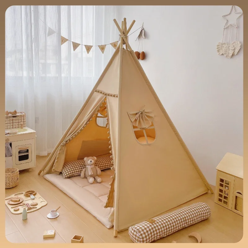 Indian tent indoor children baby small tent girl princess small house playhouse children's toy house