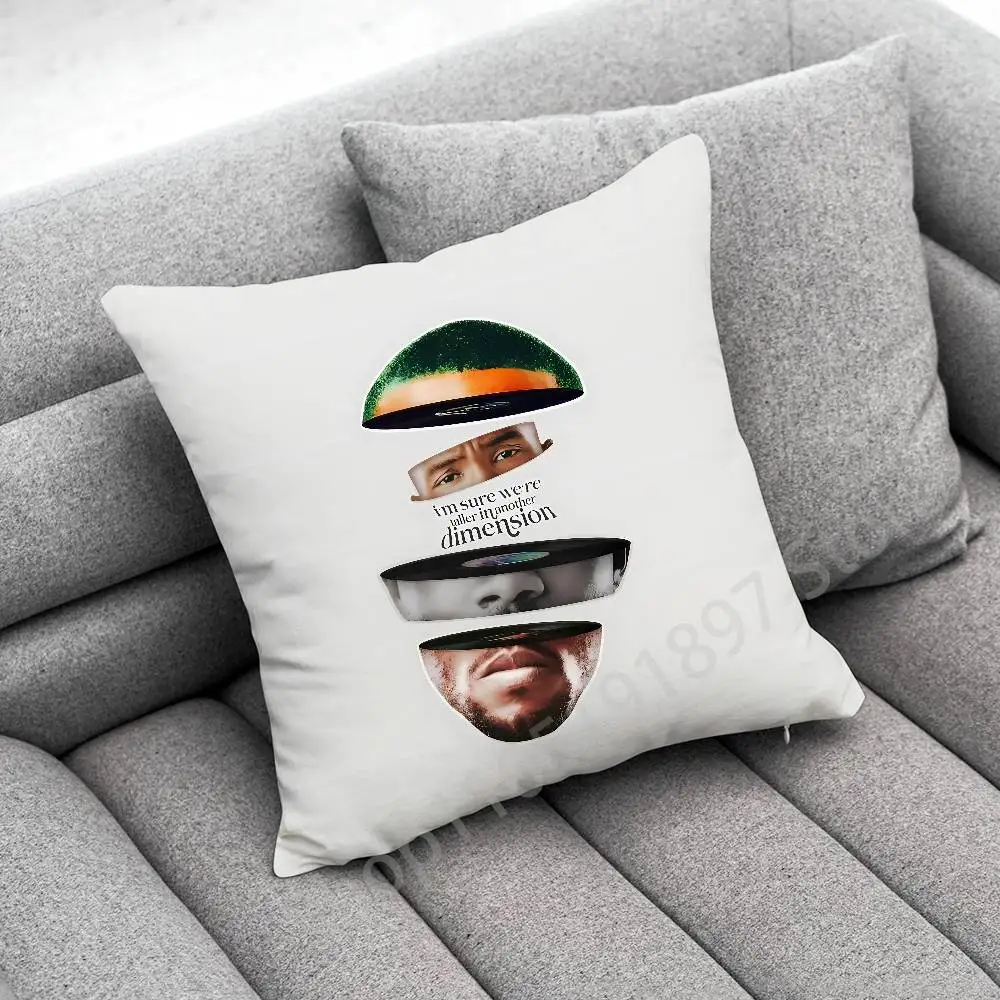 F-Frank المحيط شقراء قناة البرتقال رمي كيس وسادة ل 55x55 سنتيمتر 40x40 سنتيمتر 45x45 سنتيمتر 50x50 سنتيمتر 30x30 سنتيمتر مربع مكتب المخدة غطاء #6