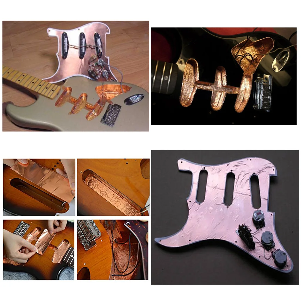 Electric Guitar Bass Copper Foil Tape Roll Anti-interference Shielding Noise Reduction Eliminate Noise Current Sound