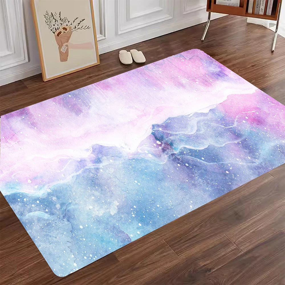 

Color Art Living Room Diatom Mud Carpet for Shower Room Super Absorbent Bathroom Mats Kitchen Entryway Non-Slip Rugs Home Decor