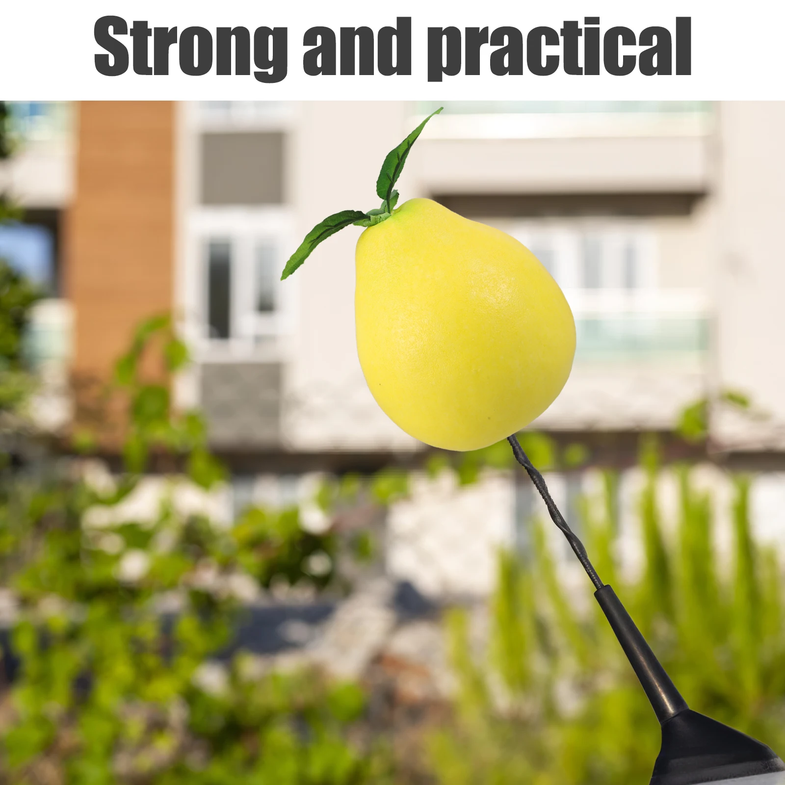 

Decor Car Antenna Decoration Fruit Topper Fake Grapefruit Yellow Toppers for Vehicles