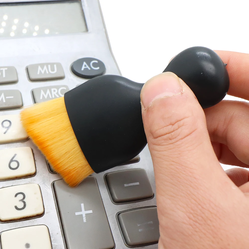 1/2pcs Multipurpose Soft Bristle Nail Brush Ergonomic Handle Nail Art Useful Makeup Tool Cleaning Dust Removal Detailing Tools