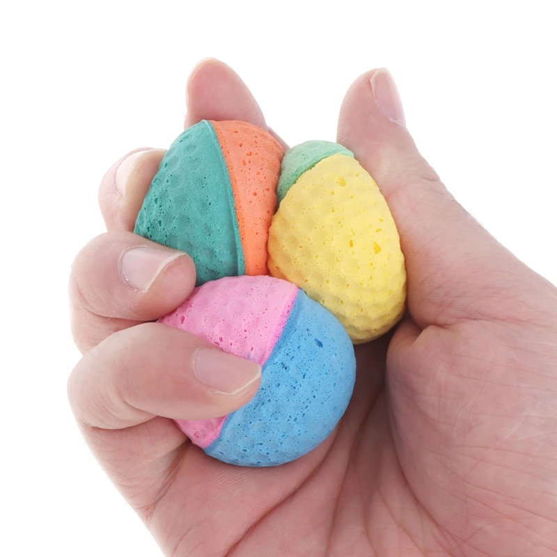 10 pezzi giocattoli con palline per animali domestici, ecologici, in EVA, giocattoli con palline da recupero, palline da non