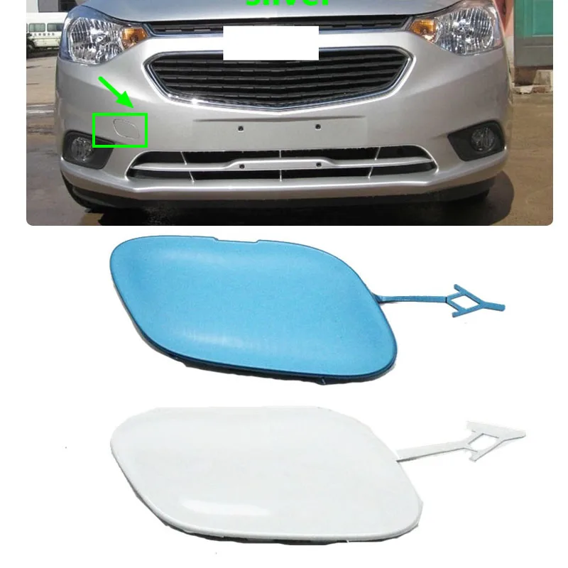 Front Bumper Trailer Cap Tow Hook Cover For Chevrolet Sail 3 2015 2016 2017 2018