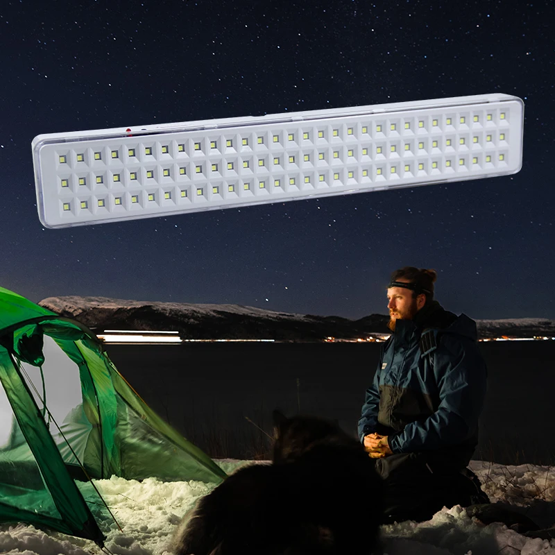 2 position LED Multifunctional Emergency Lights Rechargeable Handheld Outdoor Tent BBQ Fishing Adventure Warning Work Light Lamp