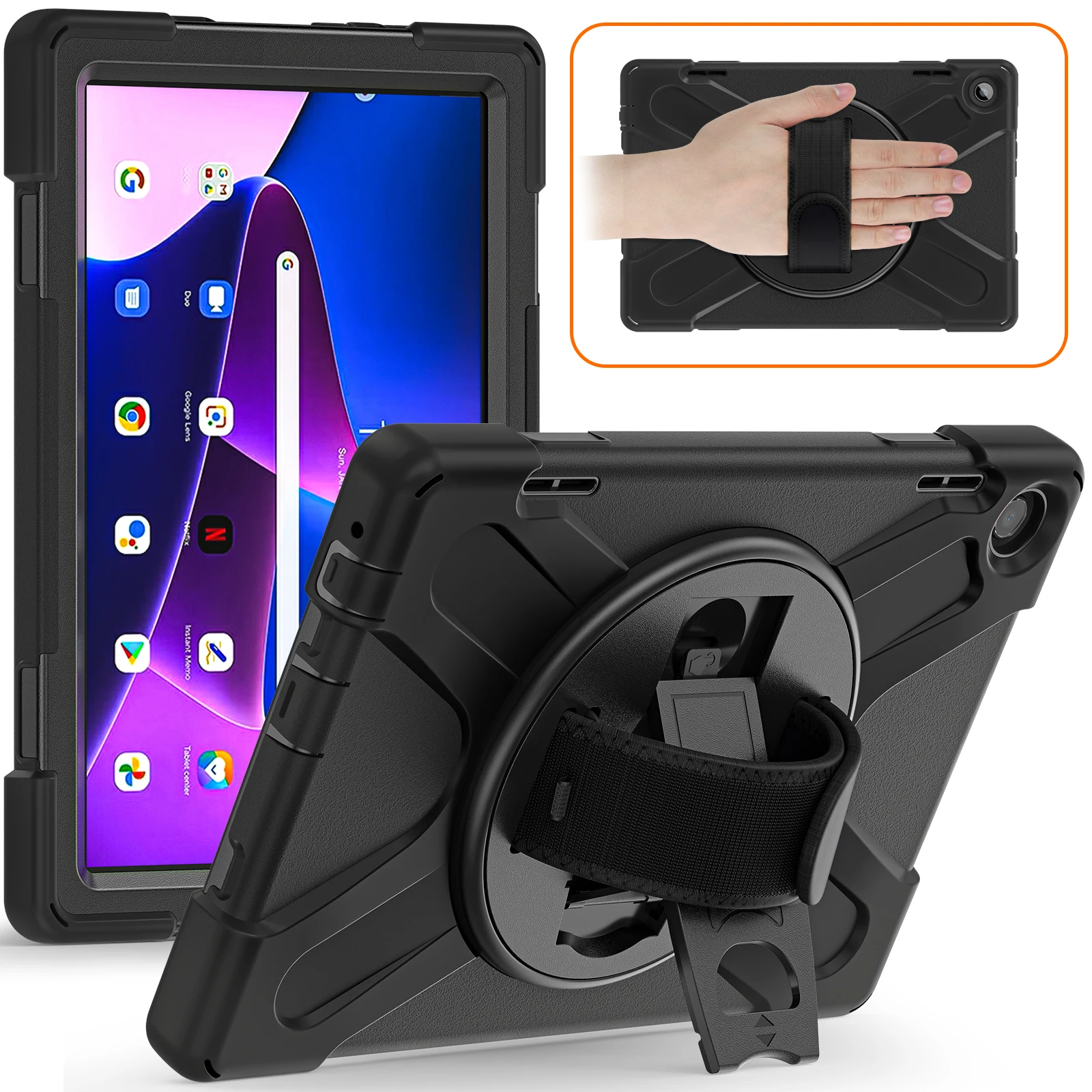 

Tablet Case for Lenovo Tab M10 3Rd Hd 10.1" 2022 Tb-328Fu/Tb-328Xu with Stand 10 Colors Available