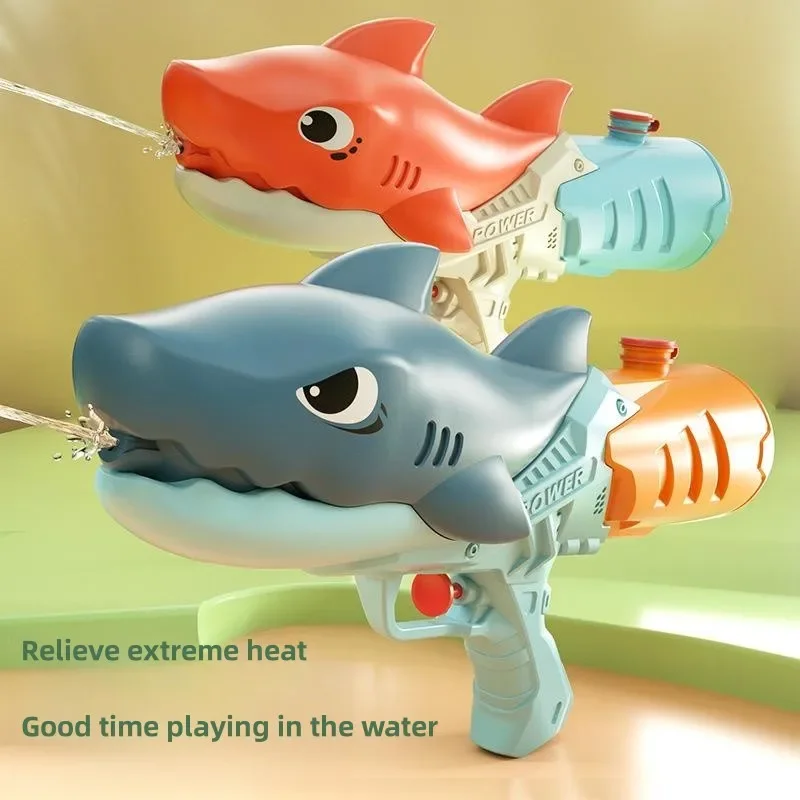 Water Gun for Kids Portable Summer Large Capacity Water Absorbing High pressure Water Gun Beach Outdoor rifle Fight Toys for Boy