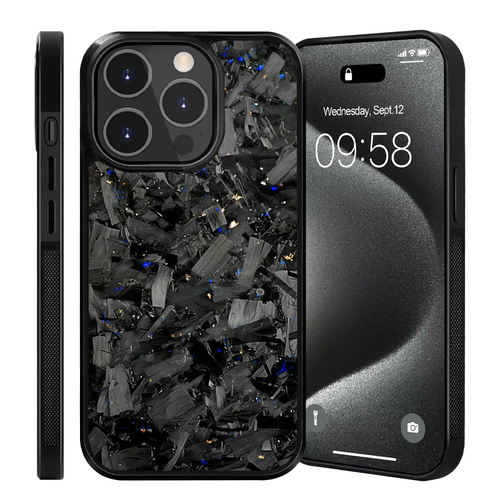Magnetische Echt-Carbon-Hülle für iPhone 18 Pro 17 17Air 16 15 14 13 12 11 Pro Max Schutzhülle mit MagSafe