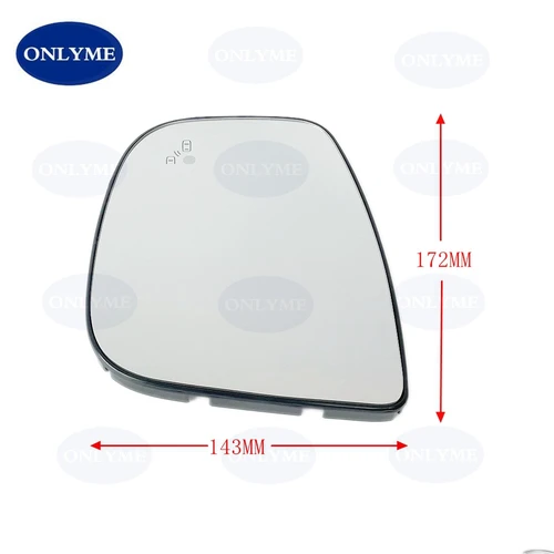 Imagen 2 del producto Espejo convexo calefactable para autobús Van con punto de unión para Peugeot PARTNER TEPEE / EXPERT / TRAVELLER / RIFTER 2013-2022