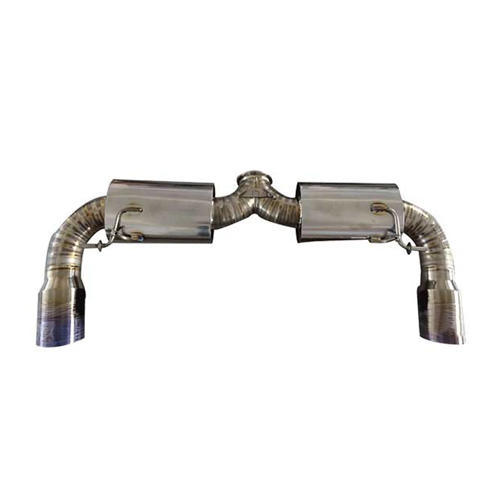 Exhaust Catback Dual Muffler Exhaust System Titanium Tip Exhaust System for SUBARUBRZ TOYOTA 86 Scion FR2