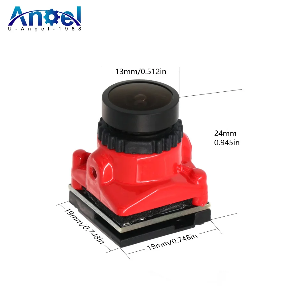 

FPV камера 1800TVL 5MP 2,1 мм 1/8 дюйма Датчик звездного света NTSC/PAL Переключаемая мини-камера 4:3 16:9 с экранным меню с внутренней регулировкой