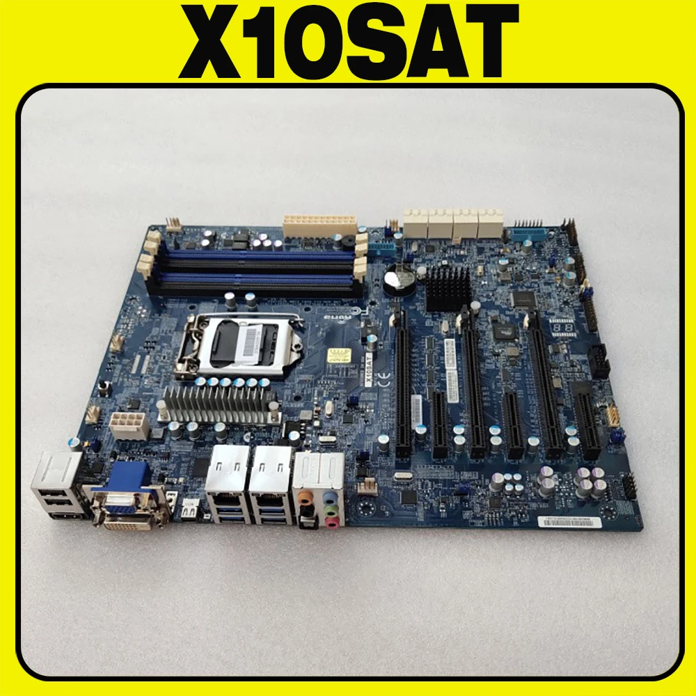 X10SAT For Supermicro Motherboard DDR3 LGA1150 SATA3 E3-1200 v3/v4 4th/5th Gen. Core i7/i5/i3 Processors