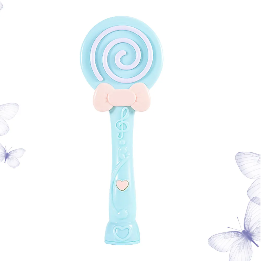 

Durable Automatic Bubble Stick Lollipop Shape for Kids Healthy Fun and Manipulate Ability Sky Blue Automatic Bubble Wand