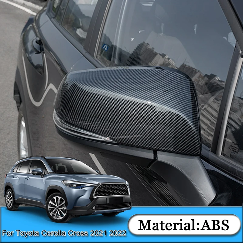 

Car Styling For Toyota Corolla Cross 2021 2022 ABS Car External Rearview Mirror Cover Sequins Stickers Automobiles Accessories