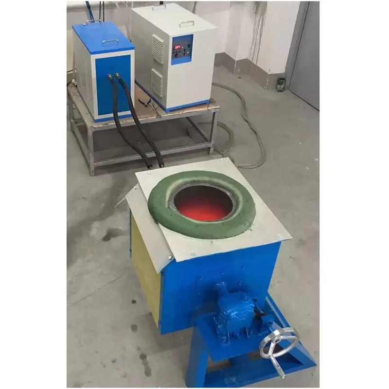 

Small 100kg Scrap Iron Melting Induction Furnace New High-frequency Induction Heating Equipment Made Of Stainless Steel Metal
