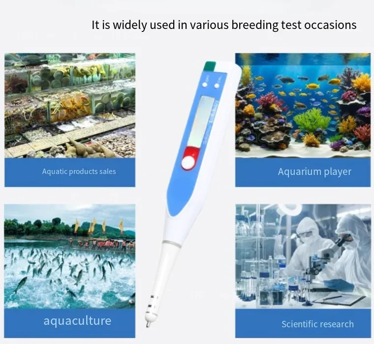 Electronic digital seawater salinity meter hydrometer Seafood aquaculture  meter Fish tank Aquarium salinity test Salt meter