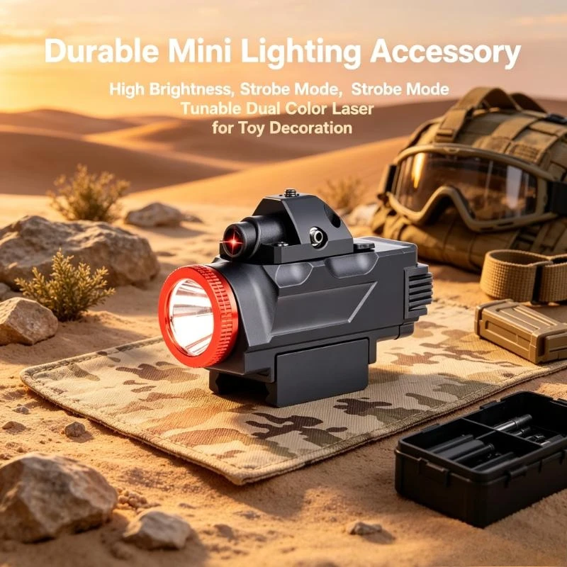 Durable Mini Lighting Accessory, High Brightness & Strobe, Tunable Dual Color Laser for Toy Decoration